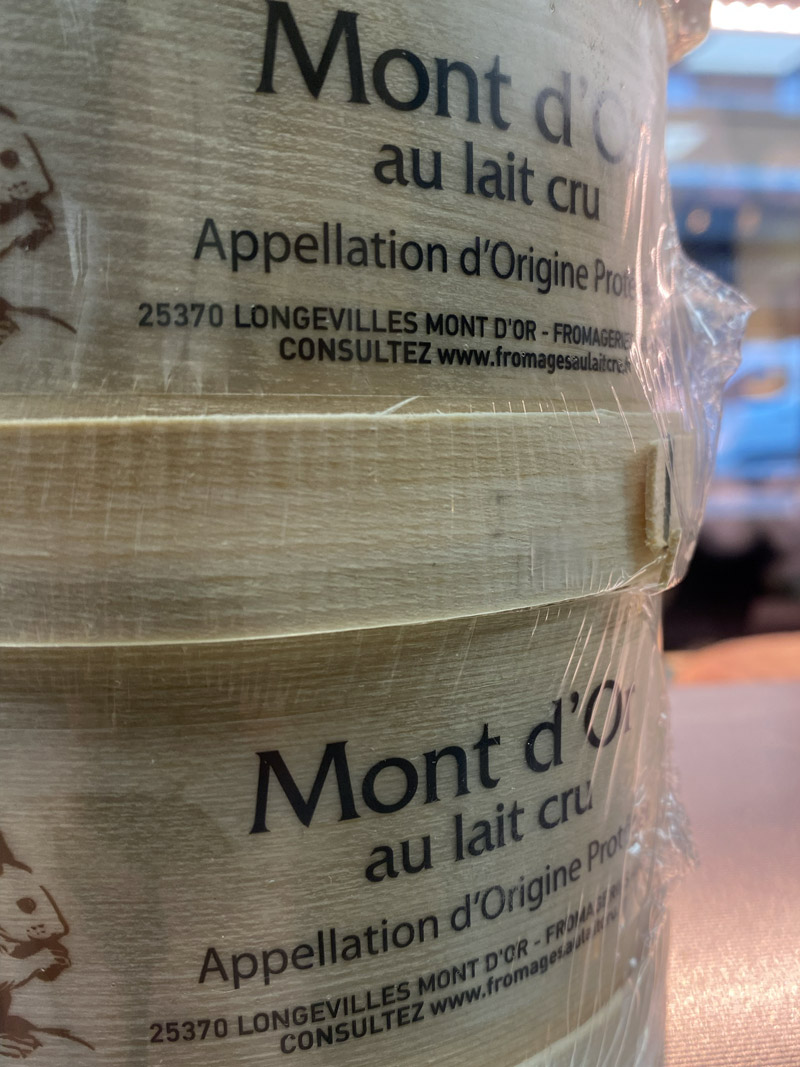 Fromage Mont d'Or à Vals-les-Bains Ardèche